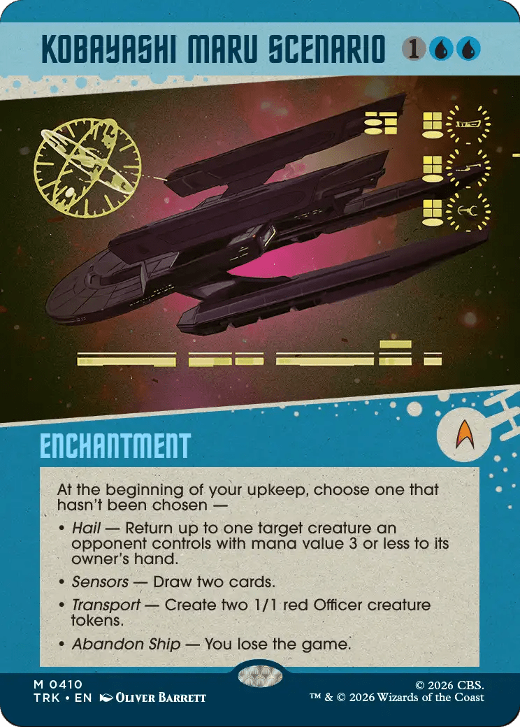Kobayashi Maru Scenario (Showcase) [Star Trek] MTG Single Magic: The Gathering  | Multizone: Comics And Games