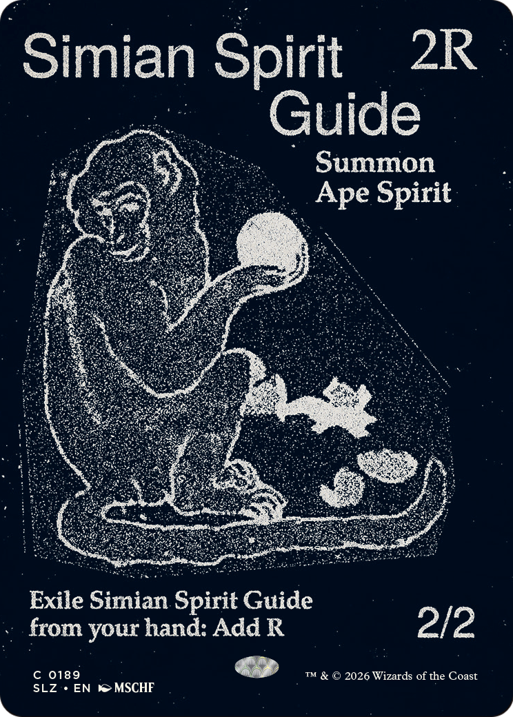Simian Spirit Guide (0189) [Secret Lair x MSCHF: The Zeta Set] | Multizone: Comics And Games