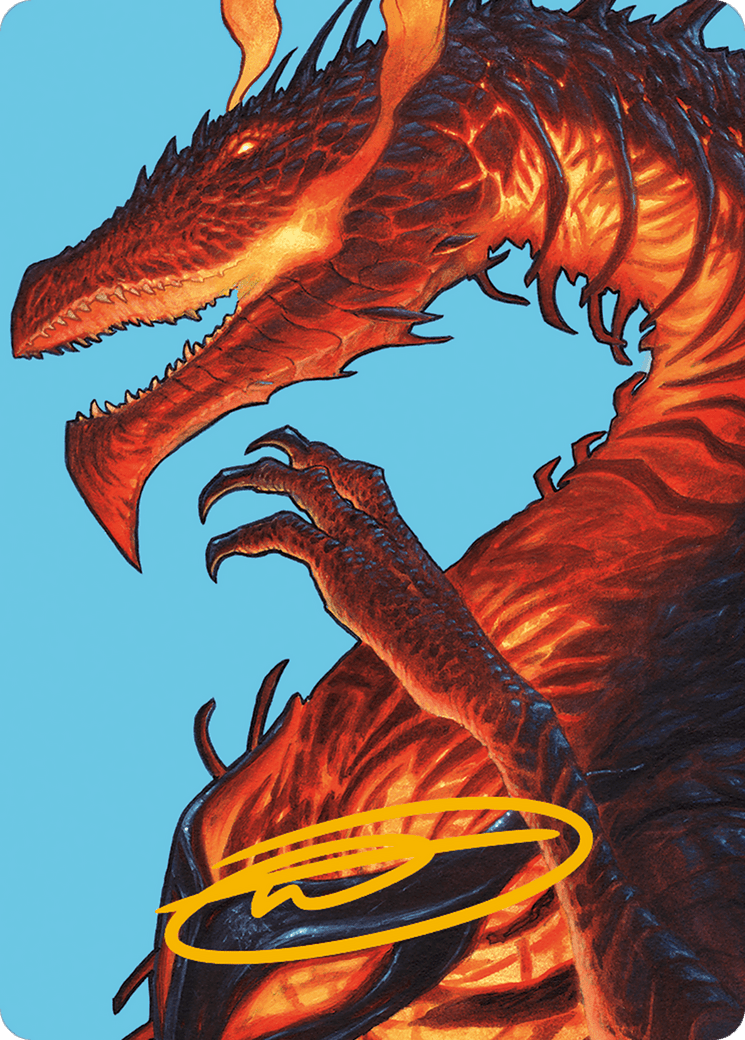 Herigast, Erupting Nullkite Art Card (Gold-Stamped Signature) [Modern Horizons 3 Art Series] MTG Single Magic: The Gathering  | Multizone: Comics And Games
