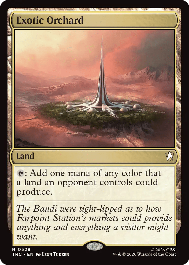 Exotic Orchard (Surge Foil) [Star Trek Commander] MTG Single Magic: The Gathering  | Multizone: Comics And Games