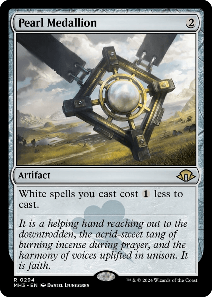 Pearl Medallion [Modern Horizons 3] MTG Single Magic: The Gathering  | Multizone: Comics And Games