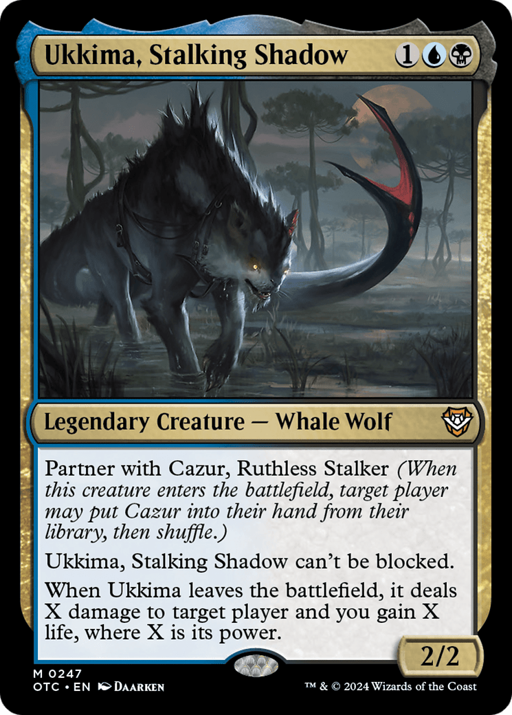 Ukkima, Stalking Shadow [Outlaws of Thunder Junction Commander] MTG Single Magic: The Gathering  | Multizone: Comics And Games