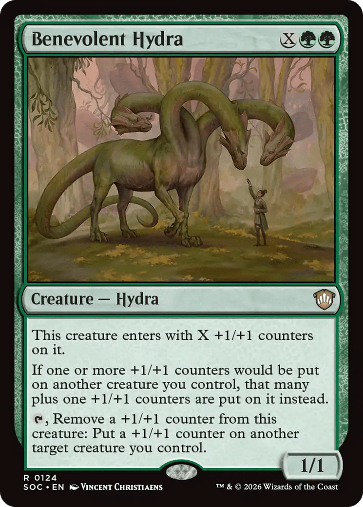 Benevolent Hydra [Secrets of Strixhaven Commander] MTG Single Magic: The Gathering  | Multizone: Comics And Games