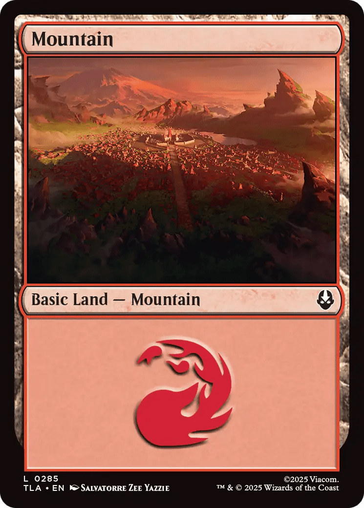 Mountain (0285) [Avatar: The Last Airbender] MTG Single Magic: The Gathering  | Multizone: Comics And Games