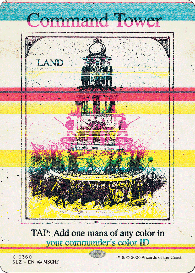 Command Tower (0360) [Secret Lair x MSCHF: The Zeta Set] MTG Single Magic: The Gathering  | Multizone: Comics And Games