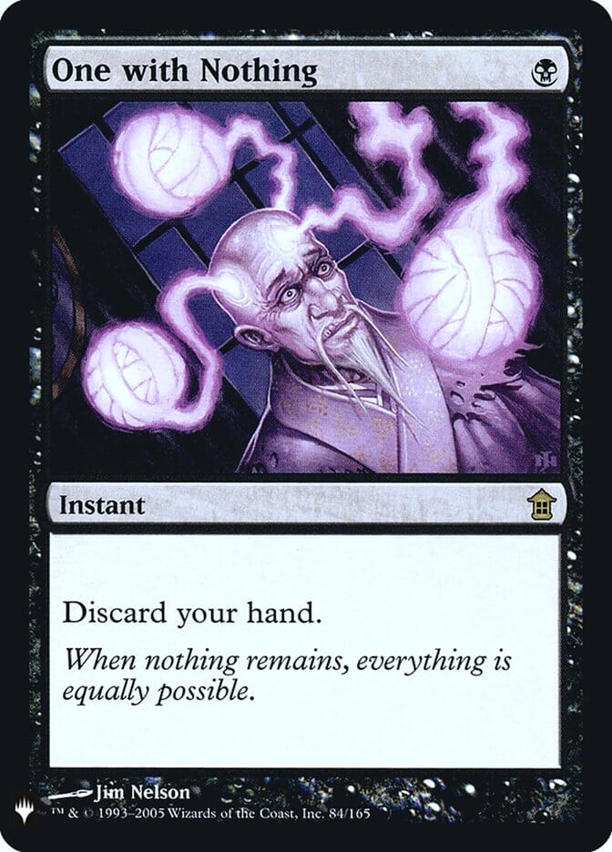 One with Nothing [Mystery Booster] MTG Single Magic: The Gathering  | Multizone: Comics And Games