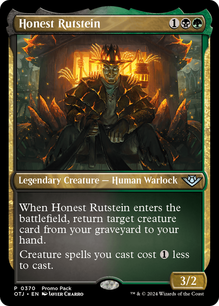 Honest Rutstein (Promo Pack) [Outlaws of Thunder Junction Promos] | Multizone: Comics And Games