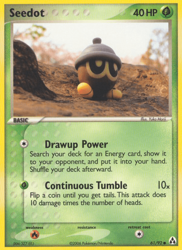 Seedot (61/92) [EX: Legend Maker] Pokemon Single Pokémon  | Multizone: Comics And Games