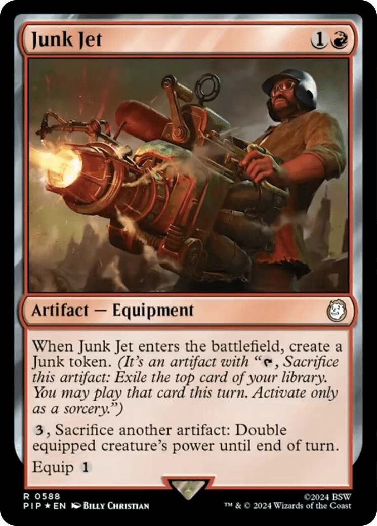 Junk Jet (Surge Foil) [Fallout] MTG Single Magic: The Gathering  | Multizone: Comics And Games