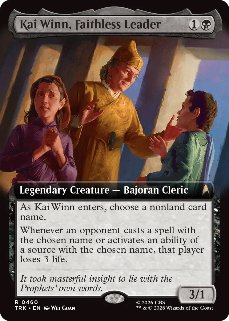 Kai Winn, Faithless Leader (Extended Art) [Star Trek] MTG Single Magic: The Gathering  | Multizone: Comics And Games