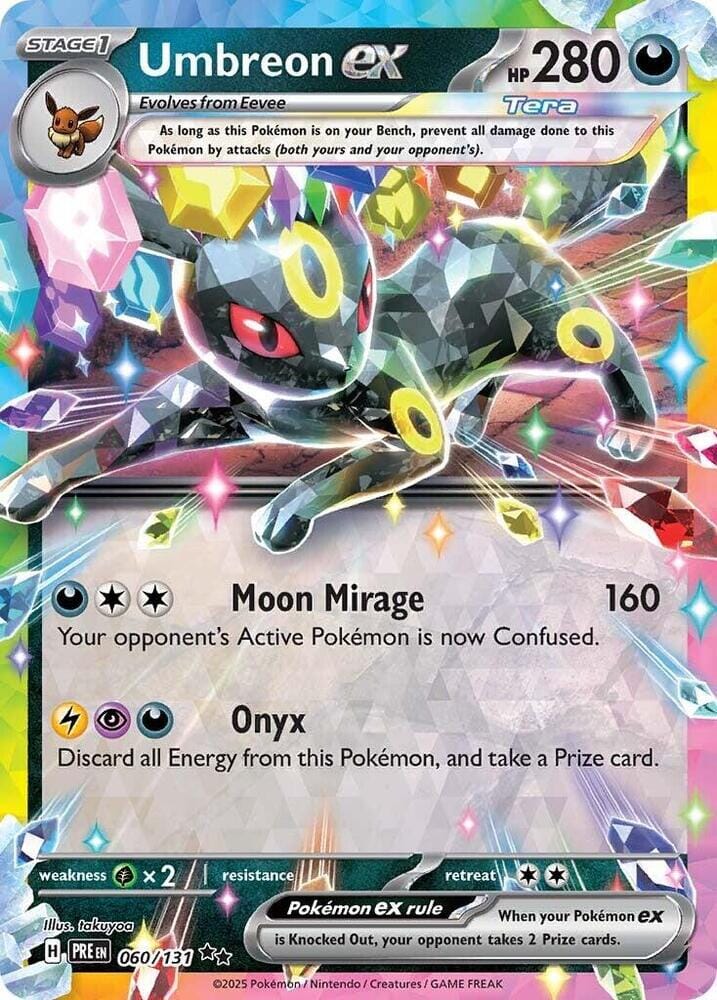Umbreon ex (060/131) [Scarlet & Violet: Prismatic Evolutions] Pokemon Single Pokémon  | Multizone: Comics And Games