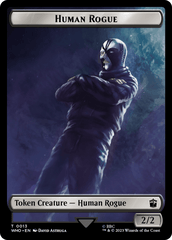 Human Rogue // Beast Double-Sided Token [Doctor Who Tokens] MTG Single Magic: The Gathering  | Multizone: Comics And Games