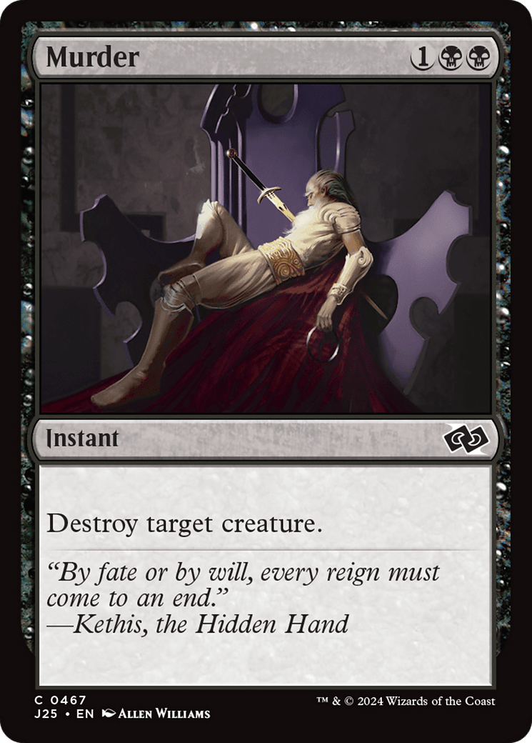 Murder [Foundations Jumpstart] MTG Single Magic: The Gathering  | Multizone: Comics And Games