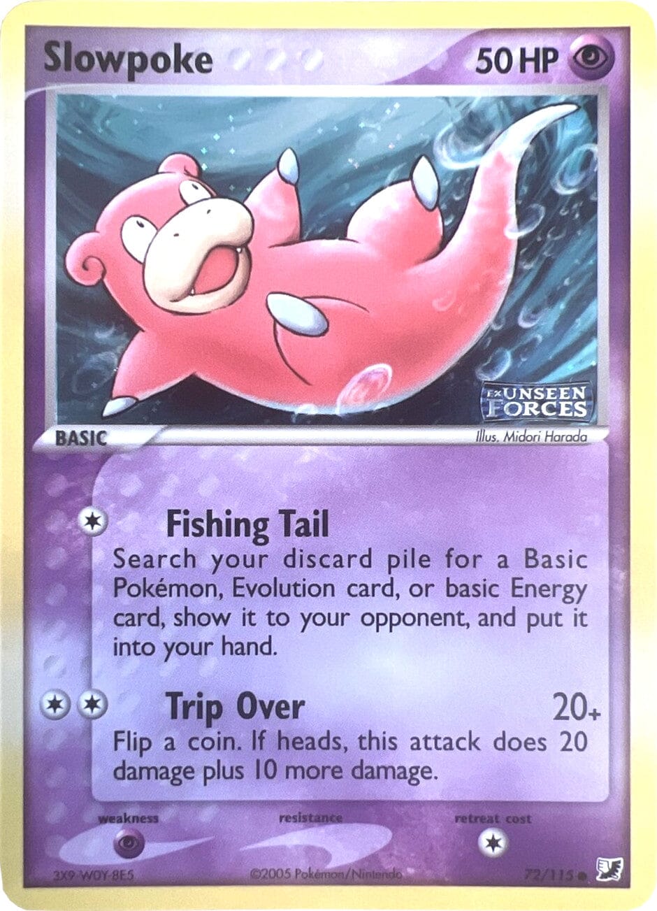 Slowpoke (72/115) (Stamped) [EX: Unseen Forces] Pokemon Single Pokémon  | Multizone: Comics And Games