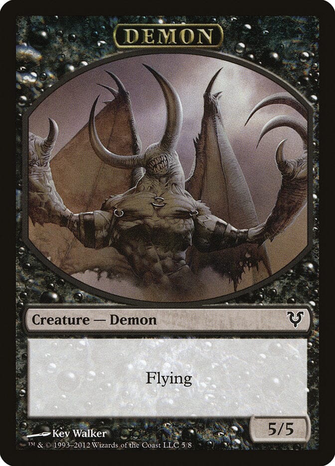 Demon Token [Avacyn Restored Tokens] MTG Single Magic: The Gathering  | Multizone: Comics And Games