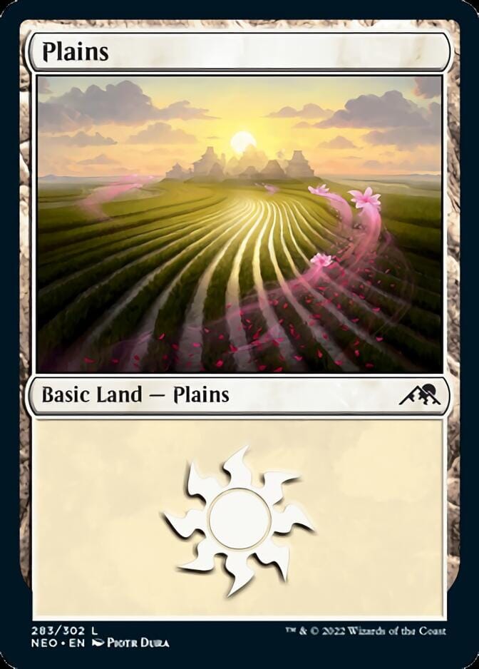 Plains (283) [Kamigawa: Neon Dynasty] MTG Single Magic: The Gathering  | Multizone: Comics And Games