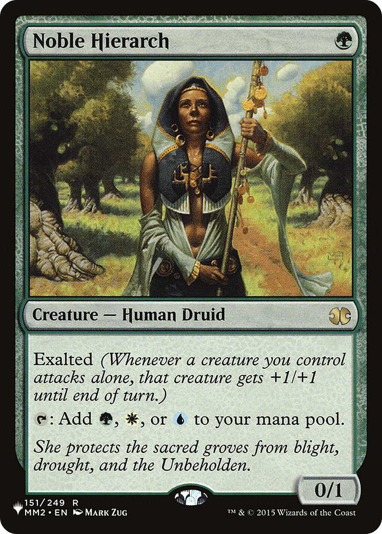 Noble Hierarch [The List] MTG Single Magic: The Gathering  | Multizone: Comics And Games