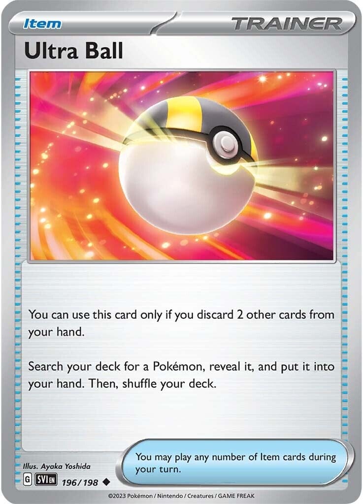 Ultra Ball (196/198) [Scarlet & Violet: Base Set] Pokemon Single Pokémon  | Multizone: Comics And Games