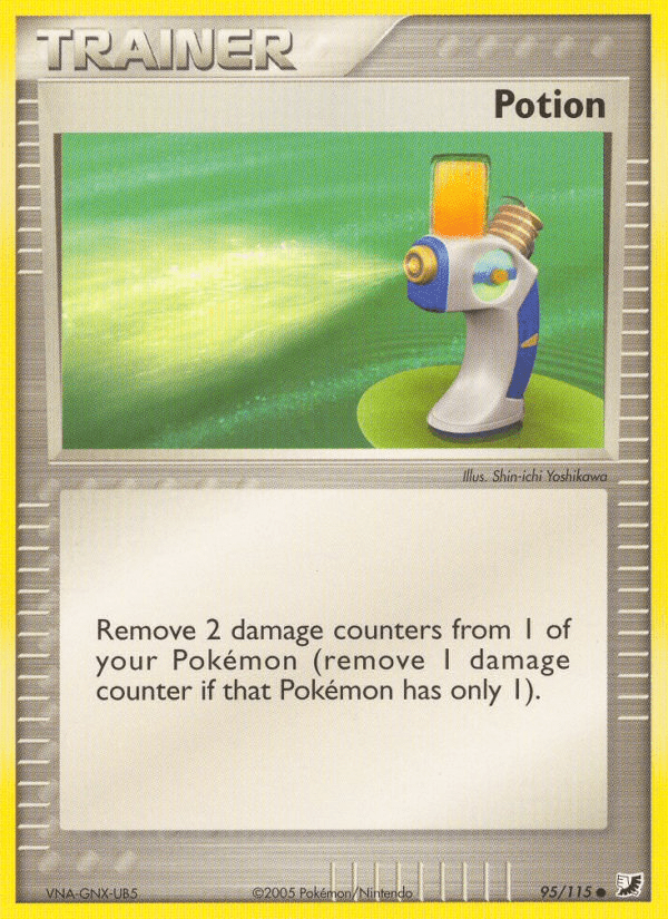 Potion (95/115) [EX: Unseen Forces] Pokemon Single Pokémon  | Multizone: Comics And Games