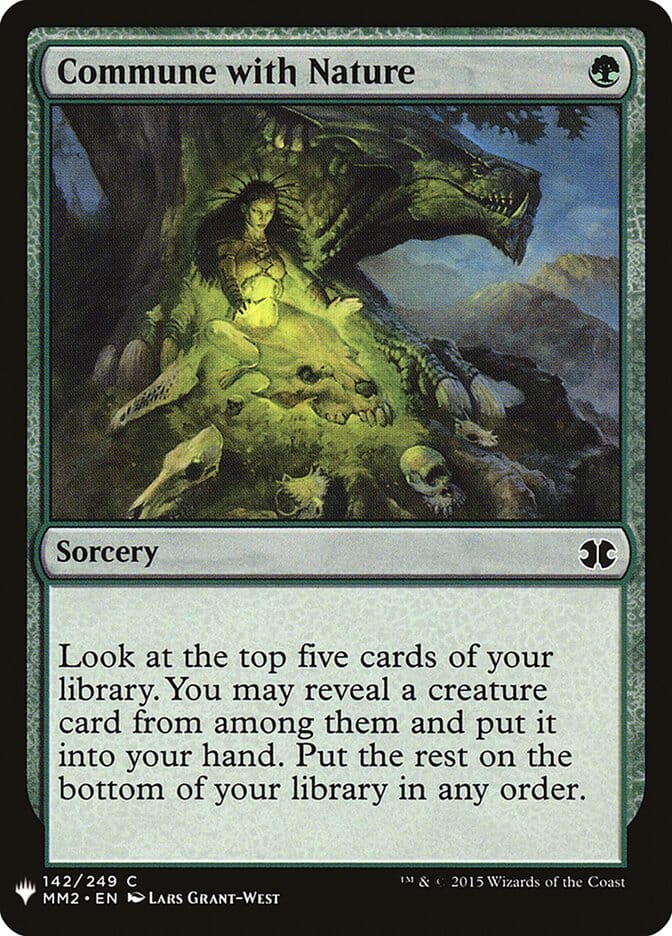 Commune with Nature [Mystery Booster] MTG Single Magic: The Gathering  | Multizone: Comics And Games