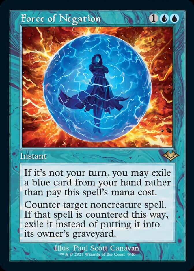 Force of Negation (Retro) [Modern Horizons] MTG Single Magic: The Gathering  | Multizone: Comics And Games