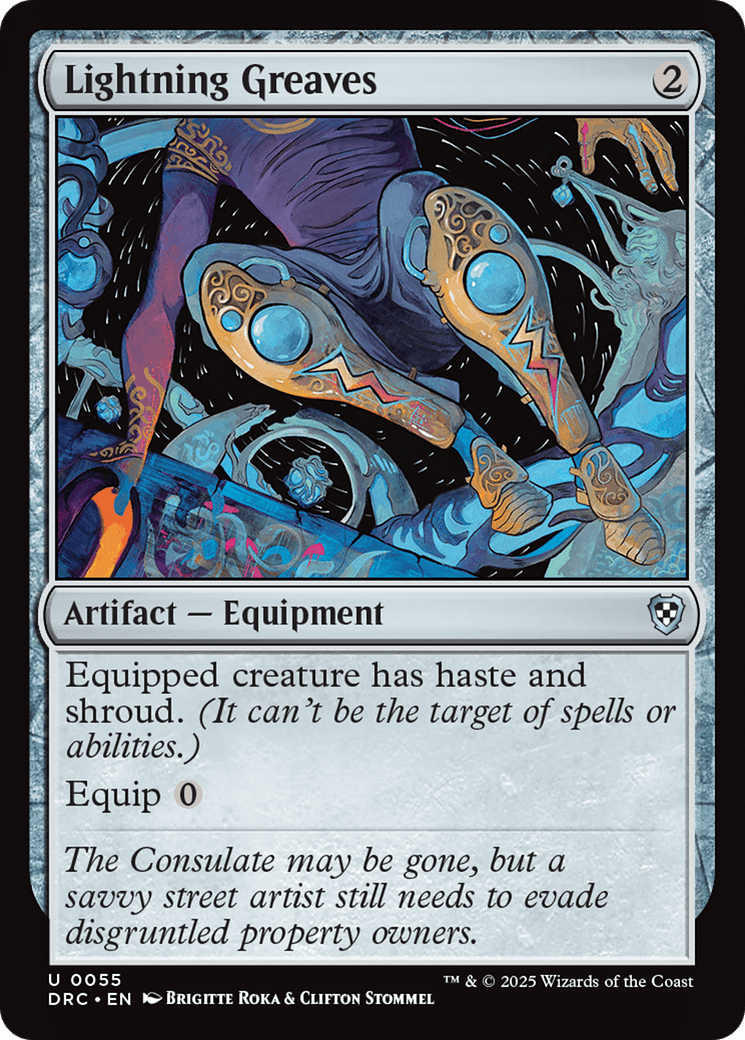 Lightning Greaves [Aetherdrift Commander] MTG Single Magic: The Gathering  | Multizone: Comics And Games