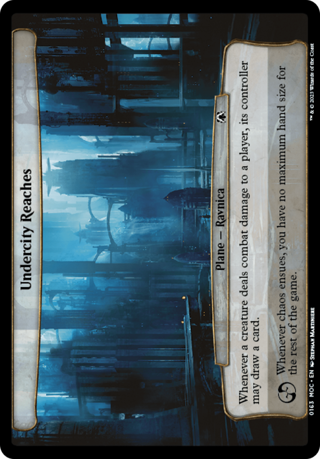 Undercity Reaches [March of the Machine Commander] MTG Single Magic: The Gathering  | Multizone: Comics And Games
