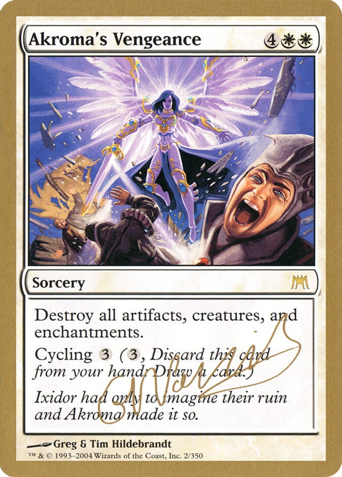 Akroma's Vengeance (Gabriel Nassif) [World Championship Decks 2004] MTG Single Magic: The Gathering  | Multizone: Comics And Games