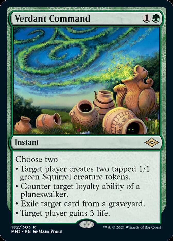 Verdant Command [Modern Horizons 2] MTG Single Magic: The Gathering  | Multizone: Comics And Games