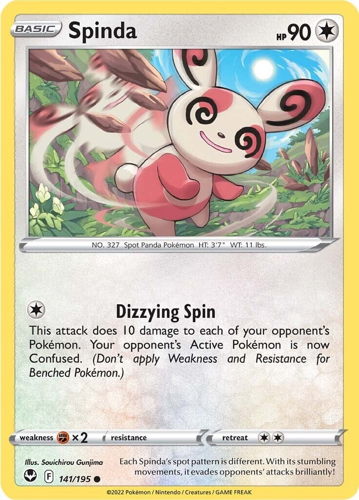 Spinda (141/195) [Sword & Shield: Silver Tempest] Pokemon Single Pokémon  | Multizone: Comics And Games