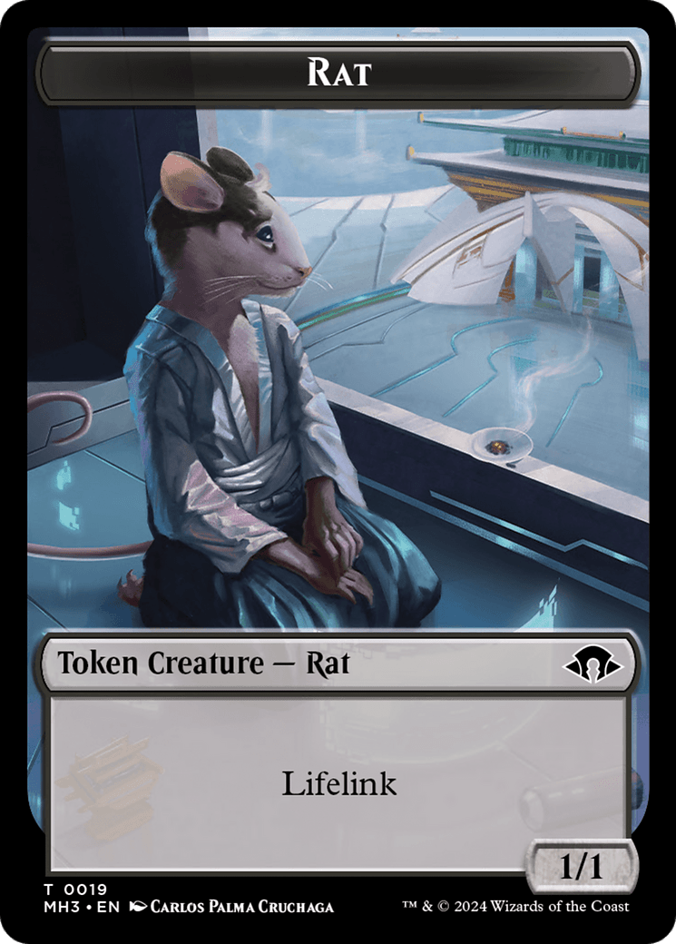 Rat Token [Modern Horizons 3 Tokens] MTG Single Magic: The Gathering  | Multizone: Comics And Games