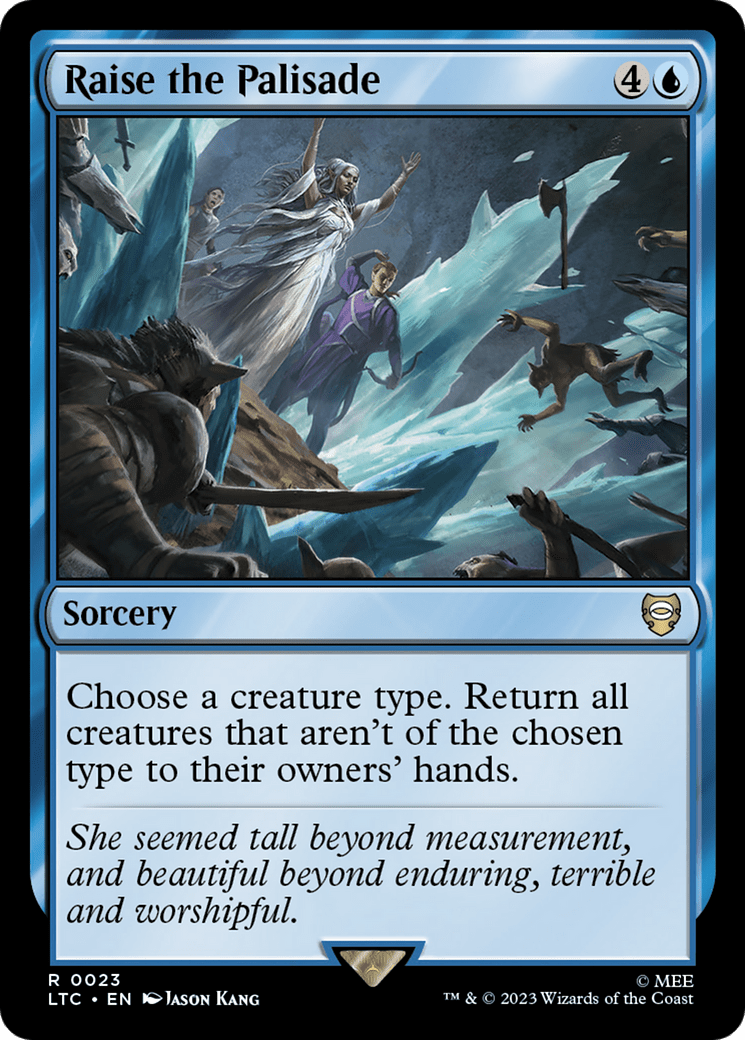 Raise the Palisade [The Lord of the Rings: Tales of Middle-Earth Commander] MTG Single Magic: The Gathering  | Multizone: Comics And Games