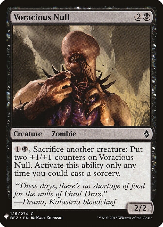 Voracious Null [Mystery Booster] MTG Single Magic: The Gathering  | Multizone: Comics And Games