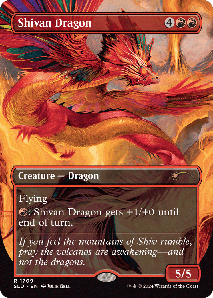 Shivan Dragon [Secret Lair Drop Series] MTG Single Magic: The Gathering  | Multizone: Comics And Games