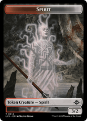 Treasure (0018) // Spirit Double-Sided Token [The Lost Caverns of Ixalan Tokens] MTG Single Magic: The Gathering  | Multizone: Comics And Games