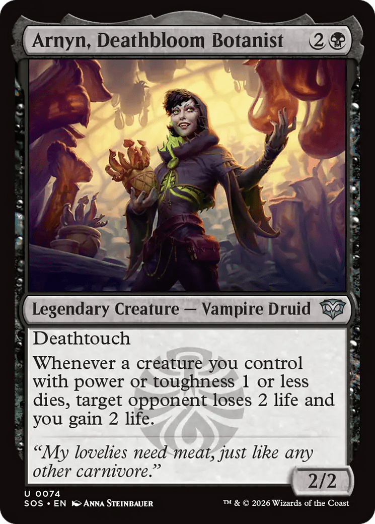 Arnyn, Deathbloom Botanist [Secrets of Strixhaven] MTG Single Magic: The Gathering  | Multizone: Comics And Games