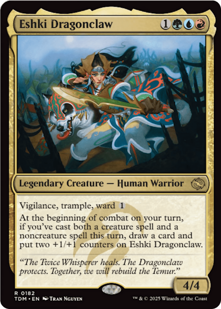 Eshki Dragonclaw [Tarkir: Dragonstorm] MTG Single Magic: The Gathering  | Multizone: Comics And Games