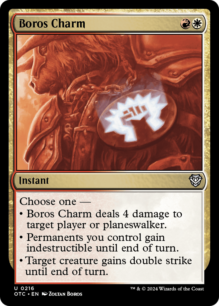Boros Charm [Outlaws of Thunder Junction Commander] MTG Single Magic: The Gathering  | Multizone: Comics And Games