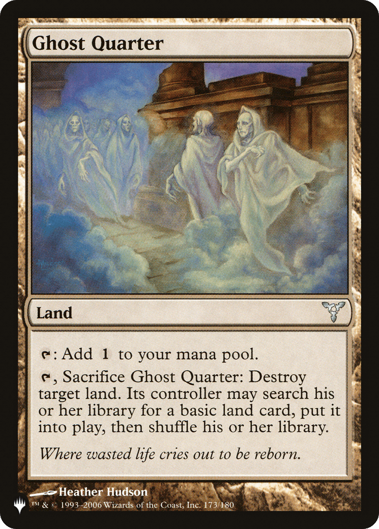 Ghost Quarter (DIS) [The List] MTG Single Magic: The Gathering  | Multizone: Comics And Games