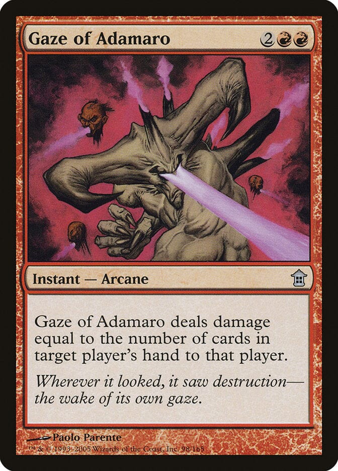 Gaze of Adamaro [Saviors of Kamigawa] MTG Single Magic: The Gathering  | Multizone: Comics And Games