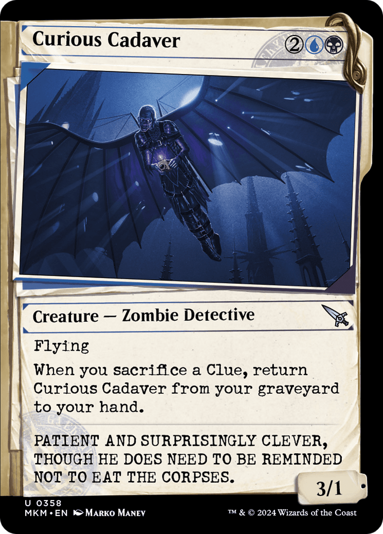 Curious Cadaver (Showcase) [Murders at Karlov Manor] MTG Single Magic: The Gathering  | Multizone: Comics And Games