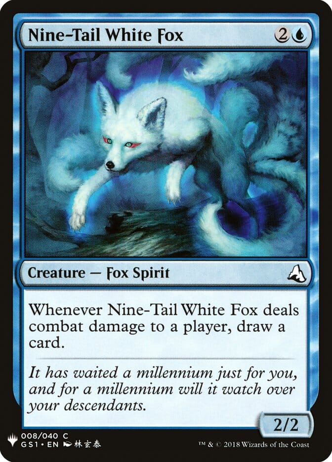 Nine-Tail White Fox [Mystery Booster] MTG Single Magic: The Gathering  | Multizone: Comics And Games