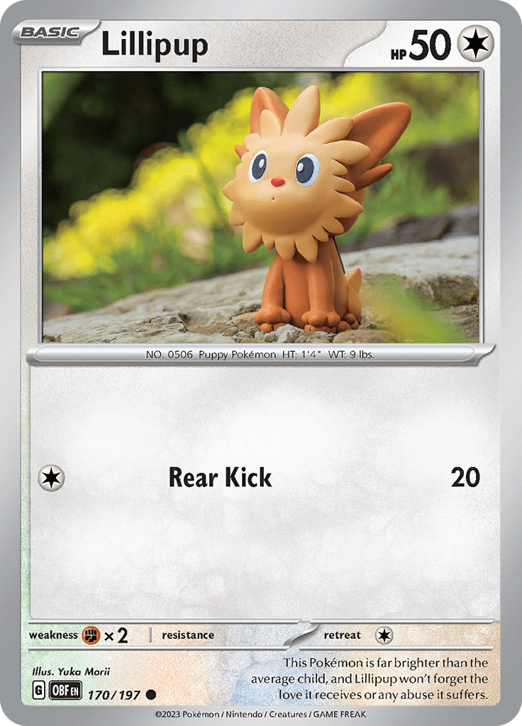 Lillipup (170/197) [Scarlet & Violet: Obsidian Flames] Pokemon Single Pokémon  | Multizone: Comics And Games