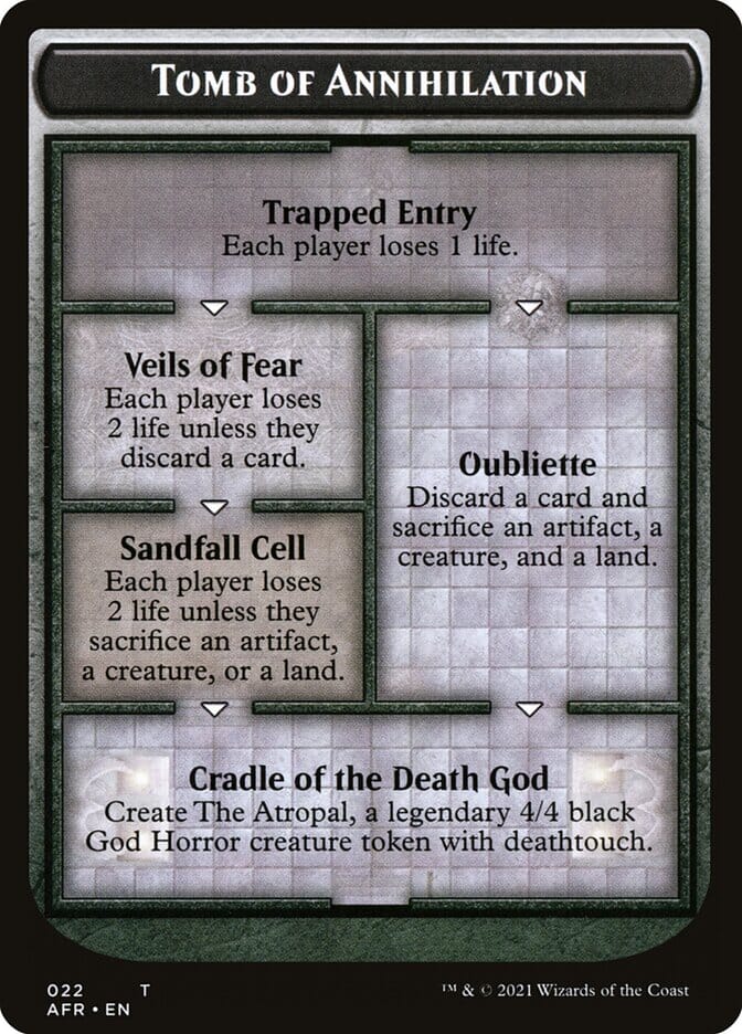 Tomb of Annihilation Token (Oversized) [Oversize Cards] MTG Single Magic: The Gathering  | Multizone: Comics And Games