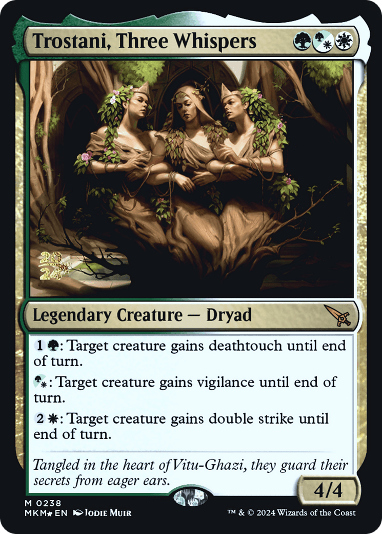 Trostani, Three Whispers [Murders at Karlov Manor Prerelease Promos] MTG Single Magic: The Gathering  | Multizone: Comics And Games
