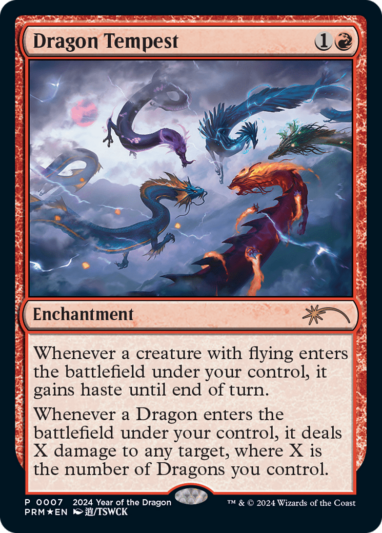 Dragon Tempest (Year of the Dragon 2024) [Standard Showdown Promos] MTG Single Magic: The Gathering  | Multizone: Comics And Games