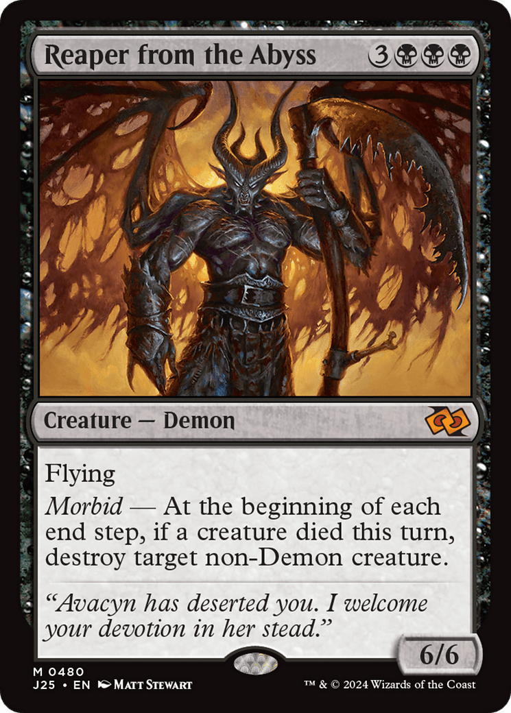Reaper from the Abyss [Foundations Jumpstart] MTG Single Magic: The Gathering  | Multizone: Comics And Games