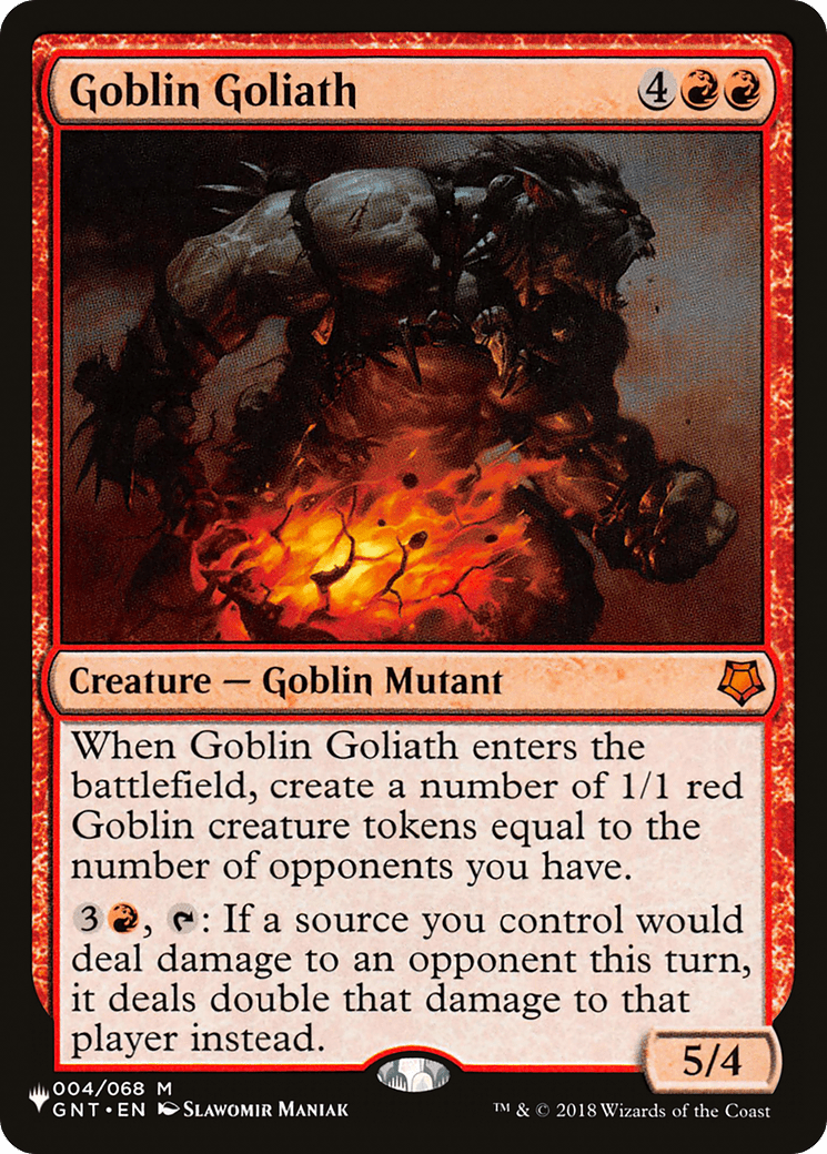 Goblin Goliath [The List] MTG Single Magic: The Gathering  | Multizone: Comics And Games
