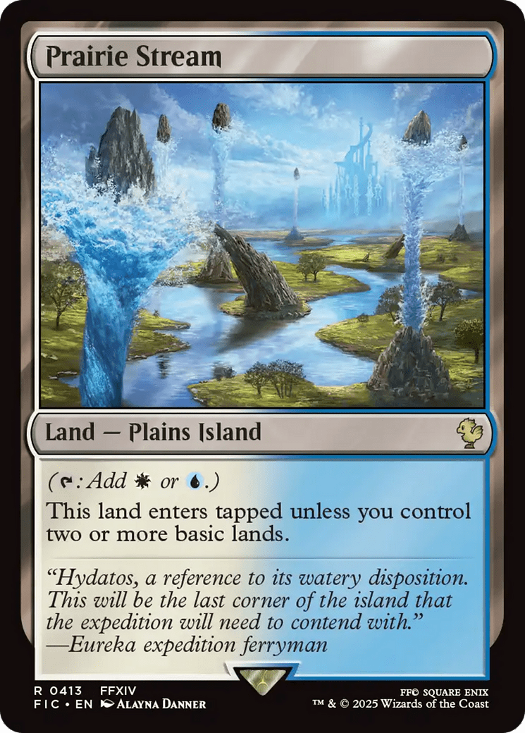 Prairie Stream [FINAL FANTASY Commander] MTG Single Magic: The Gathering  | Multizone: Comics And Games