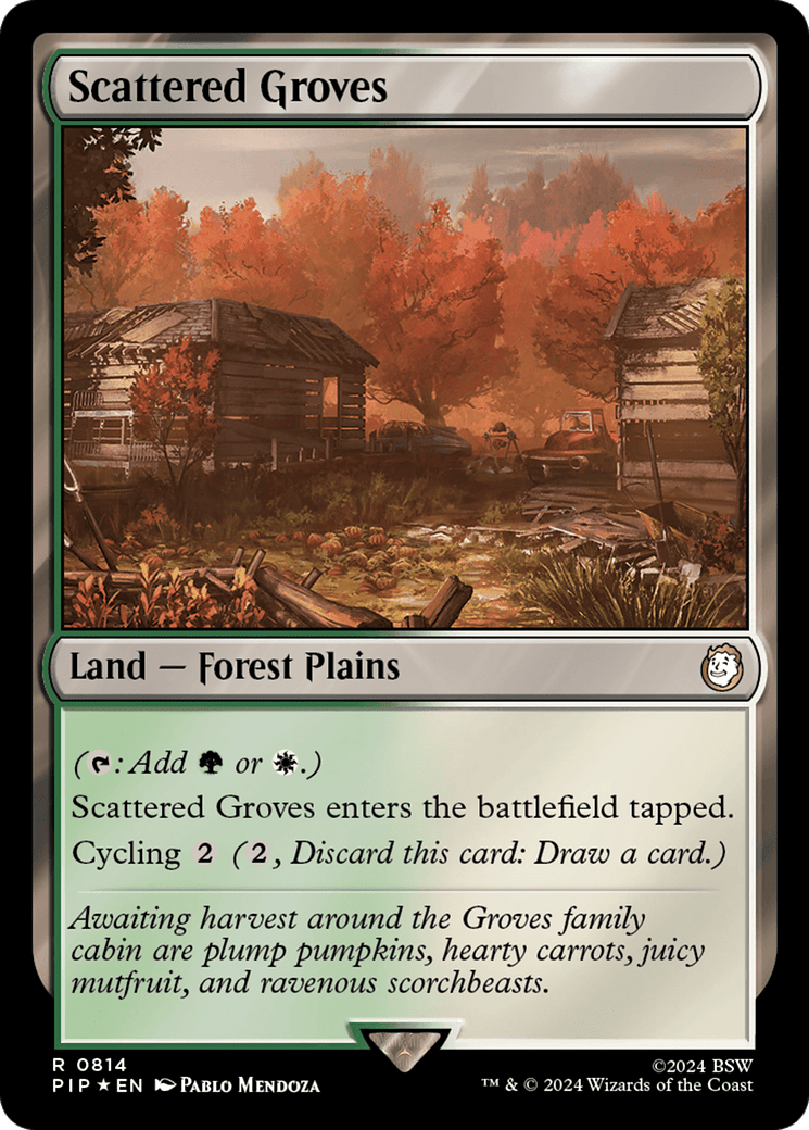 Scattered Groves (Surge Foil) [Fallout] MTG Single Magic: The Gathering  | Multizone: Comics And Games